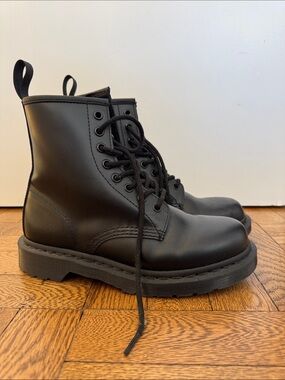 Dr. Martin’s All Black Lace-Up Leather Boots